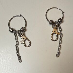 Silver Chain Earrings